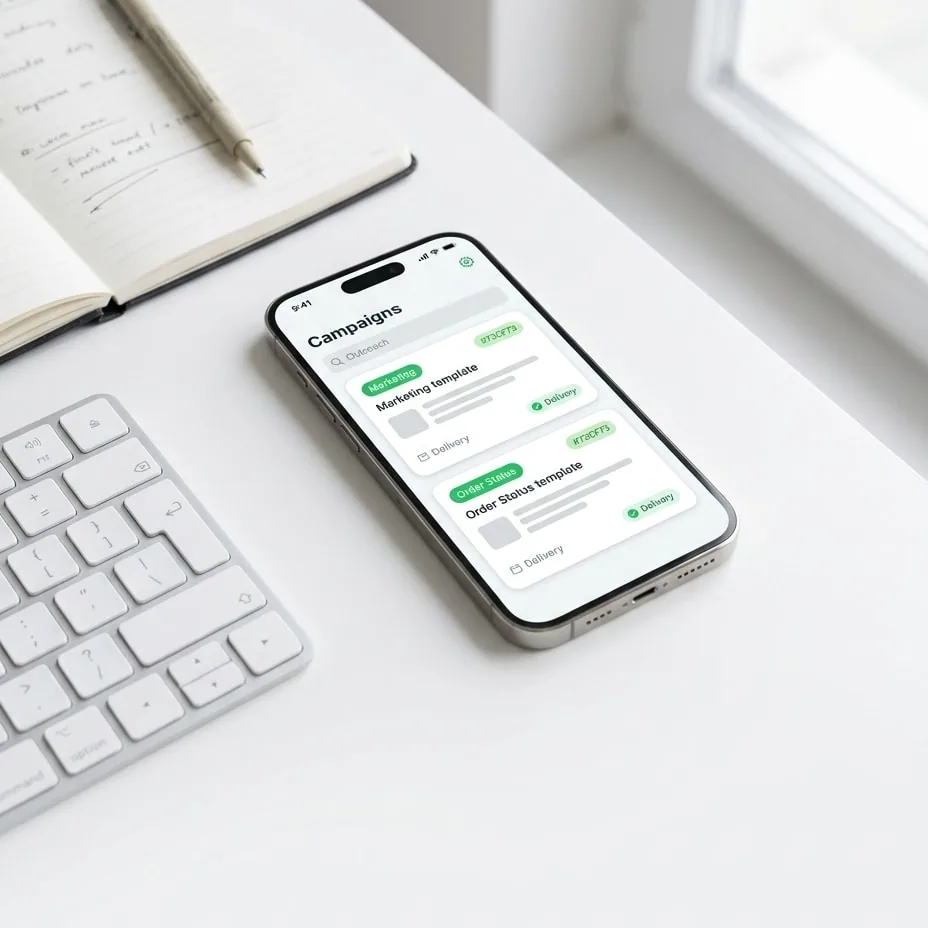 השוואת סיווגי תבניות הודעה ב-WhatsApp Cloud API בין קטגוריית שיווק לקטגוריית תפעול